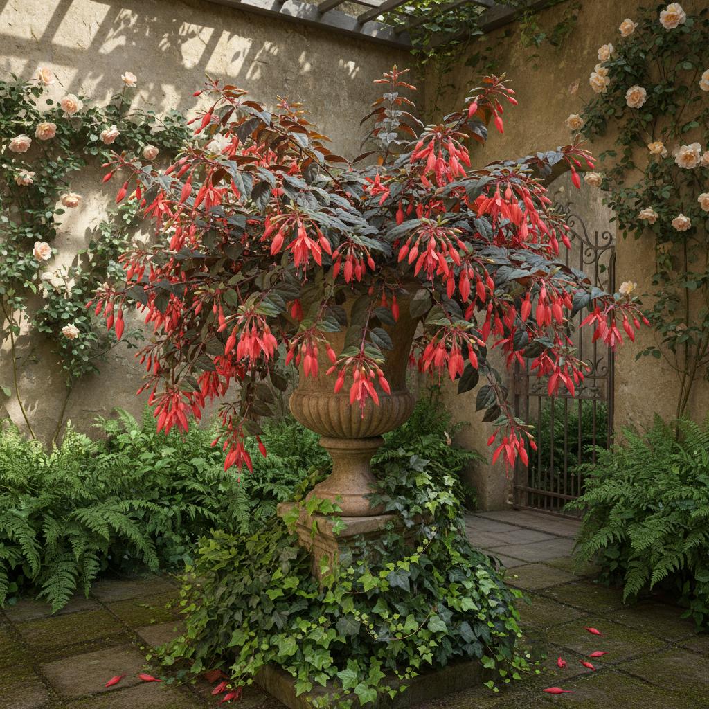 Gartenmeister-Fuchsie (Fuchsia triphylla 'Gartenmeister Bonstedt')