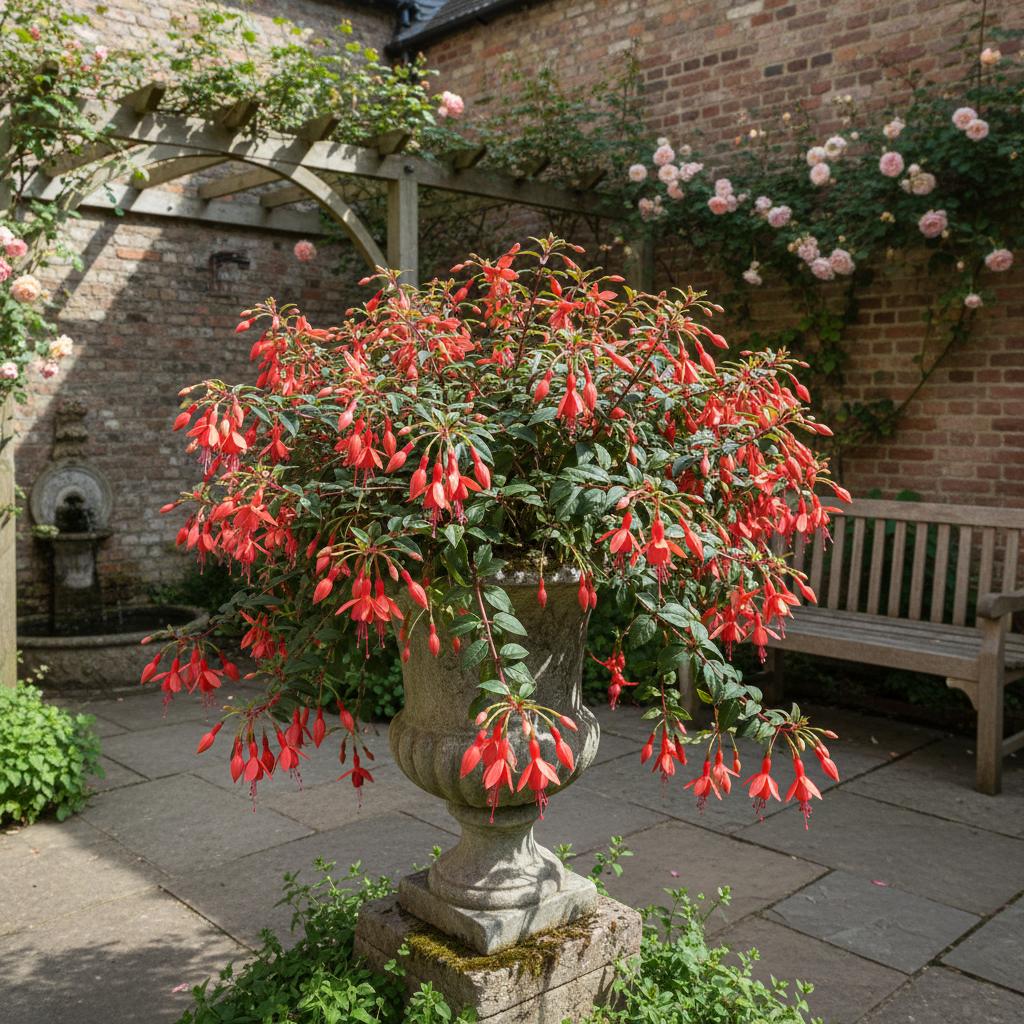 Dreiblättrige Fuchsie (Fuchsia triphylla)
