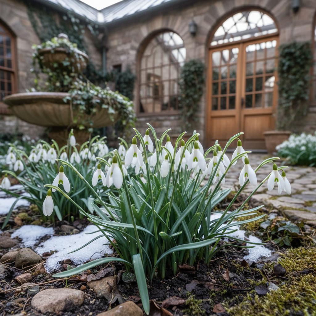Königin-Olgas-Schneeglöckchen (Galanthus reginae-olgae)