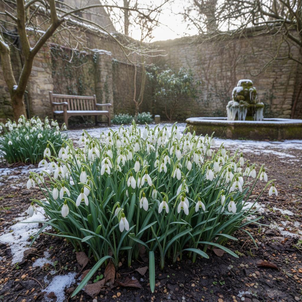 Alpen-Schneeglöckchen (Galanthus alpinus)