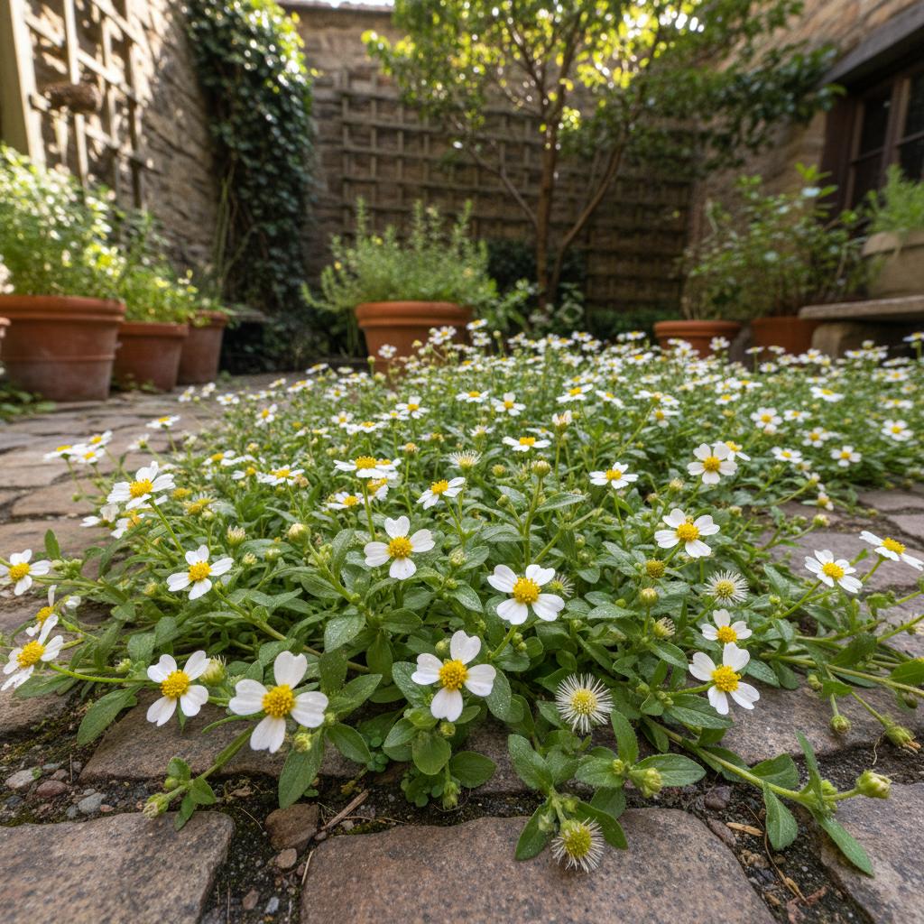 Kleines Knopfkraut (Galinsoga quadriradiata)