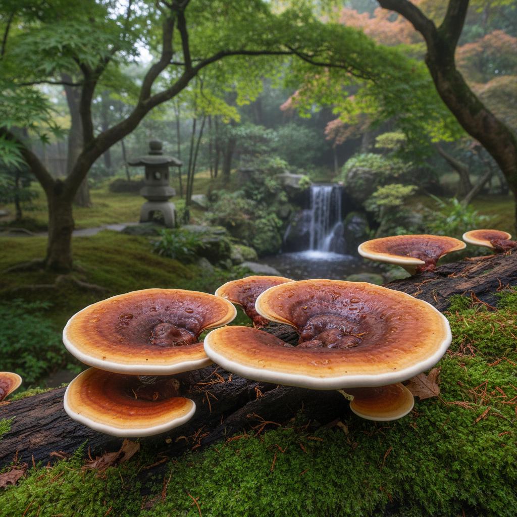 灵芝 (Ganoderma lucidum)