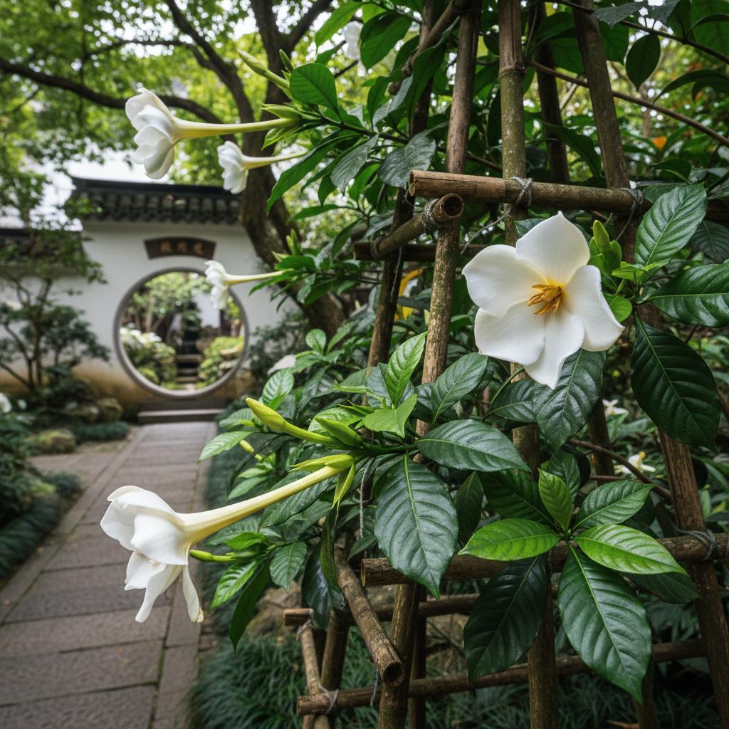 Gelbe Gartenie (Gardenia tubifera)