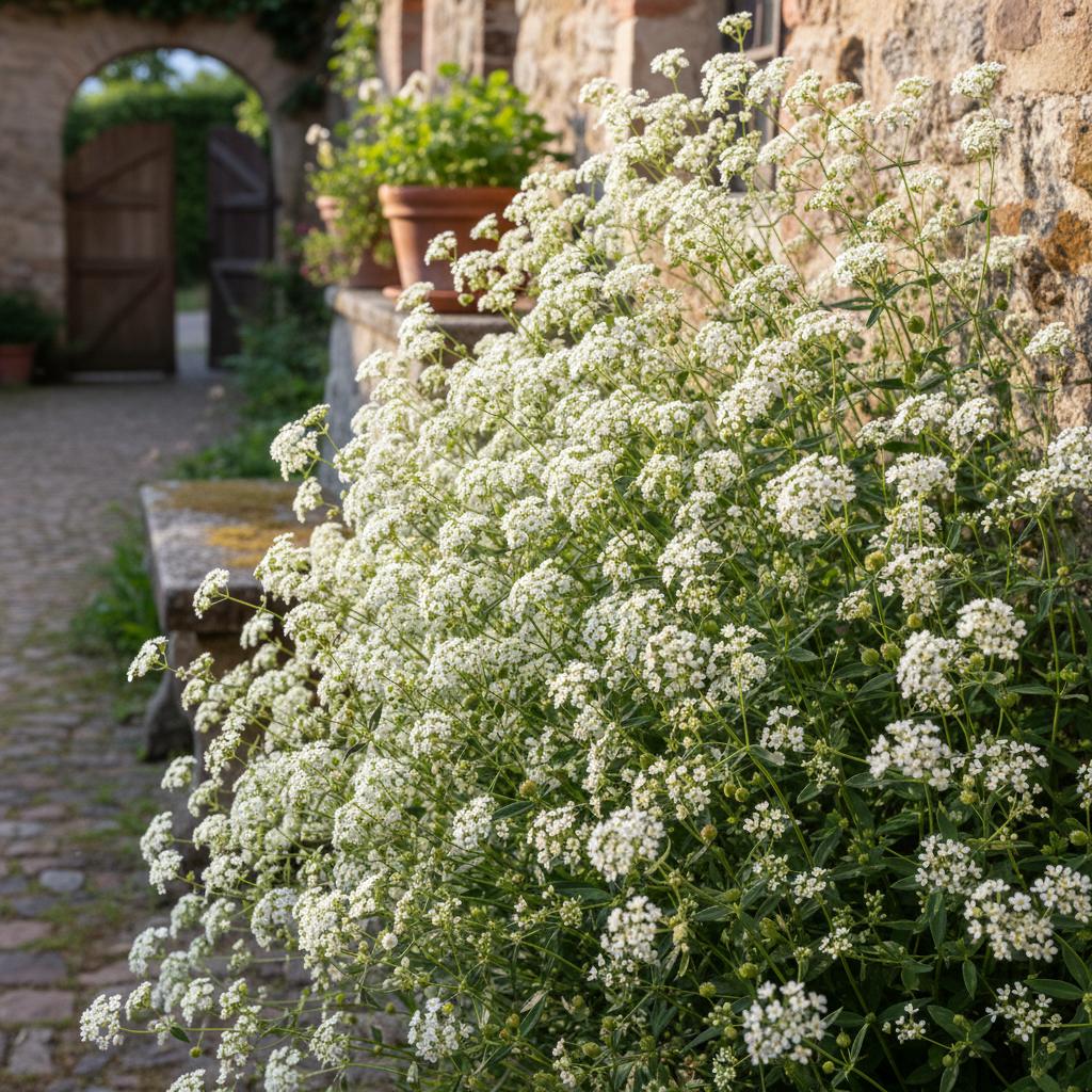 Weißer Labkraut (Galium album)