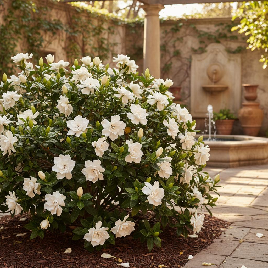 Winterharte Gartenie (Gardenia jasminoides 'Frostproof')