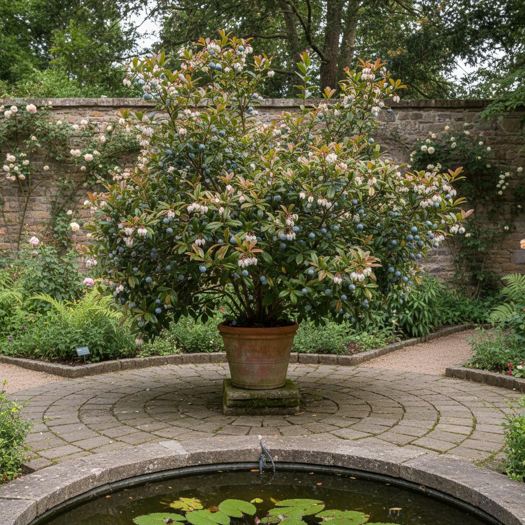 Eichenblättrige Immergrüne Heidelbeere (Gaultheria phillyreifolia)