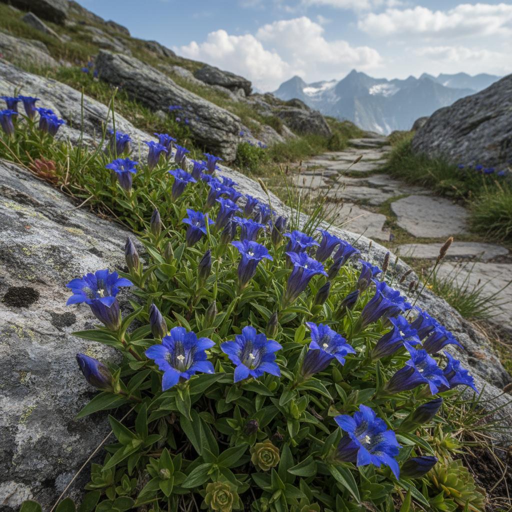 Alpen-Enzian (Gentiana alpina)