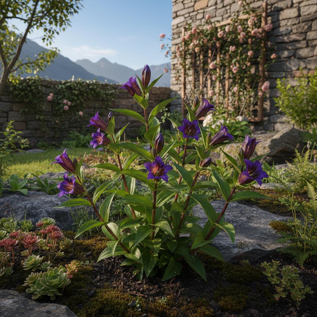 Purpur-Enzian (Gentiana purpurea)