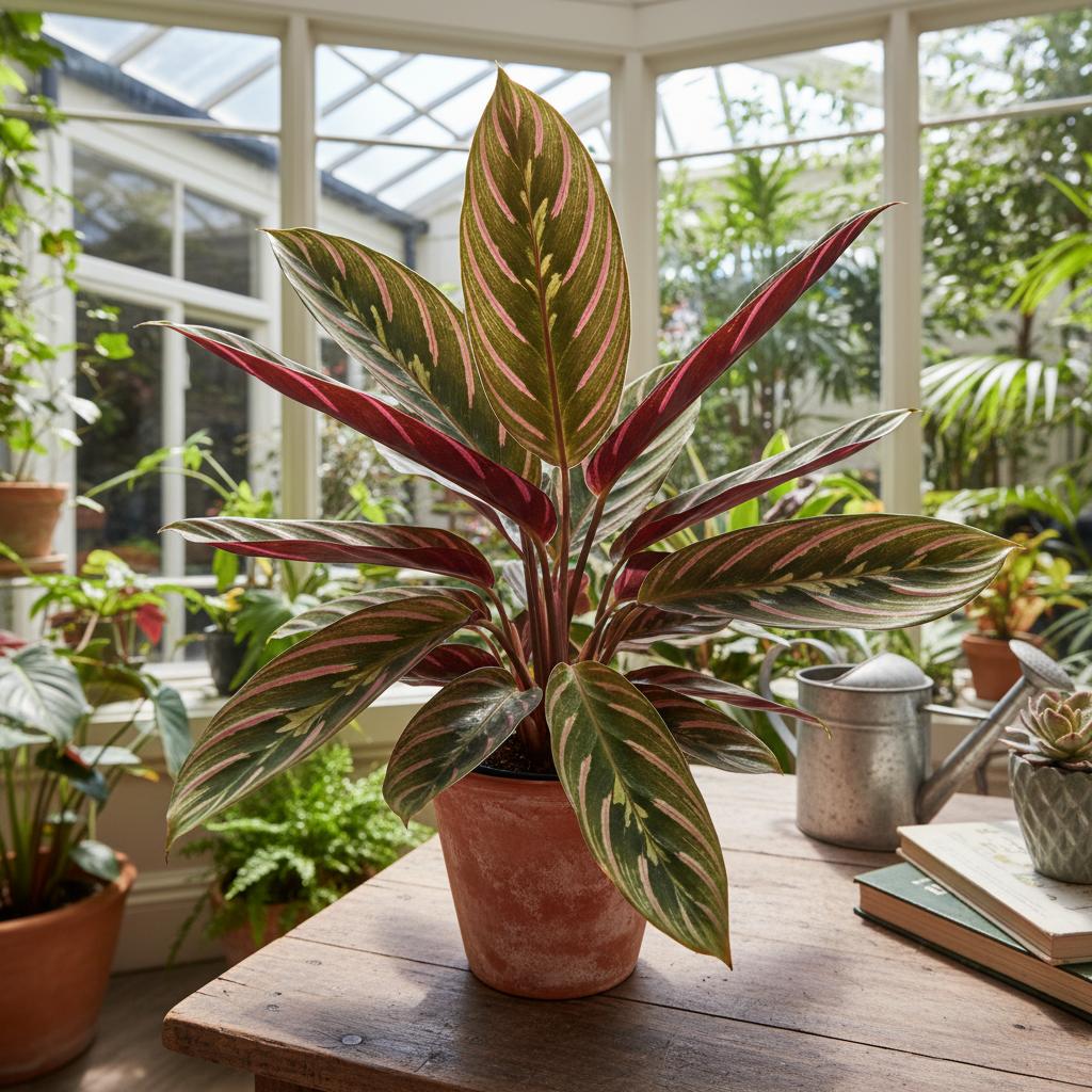 Blattmarante 'Bicajoux Cobra Pink' (Geoppertia 'Bicajoux Cobra Pink')