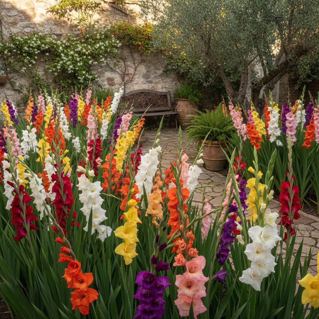 Gladiole (Gladiolus spp.)