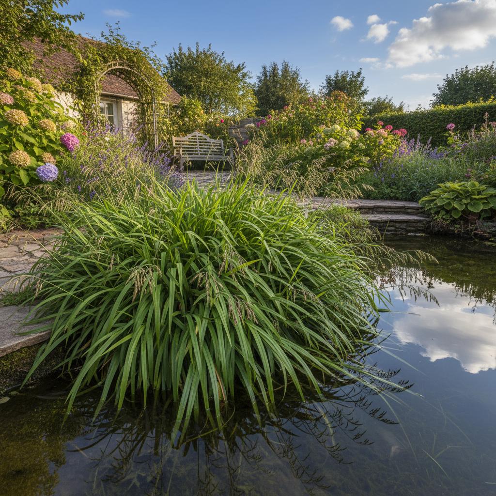 Geflecktes Binsegras (Glyceria notata)
