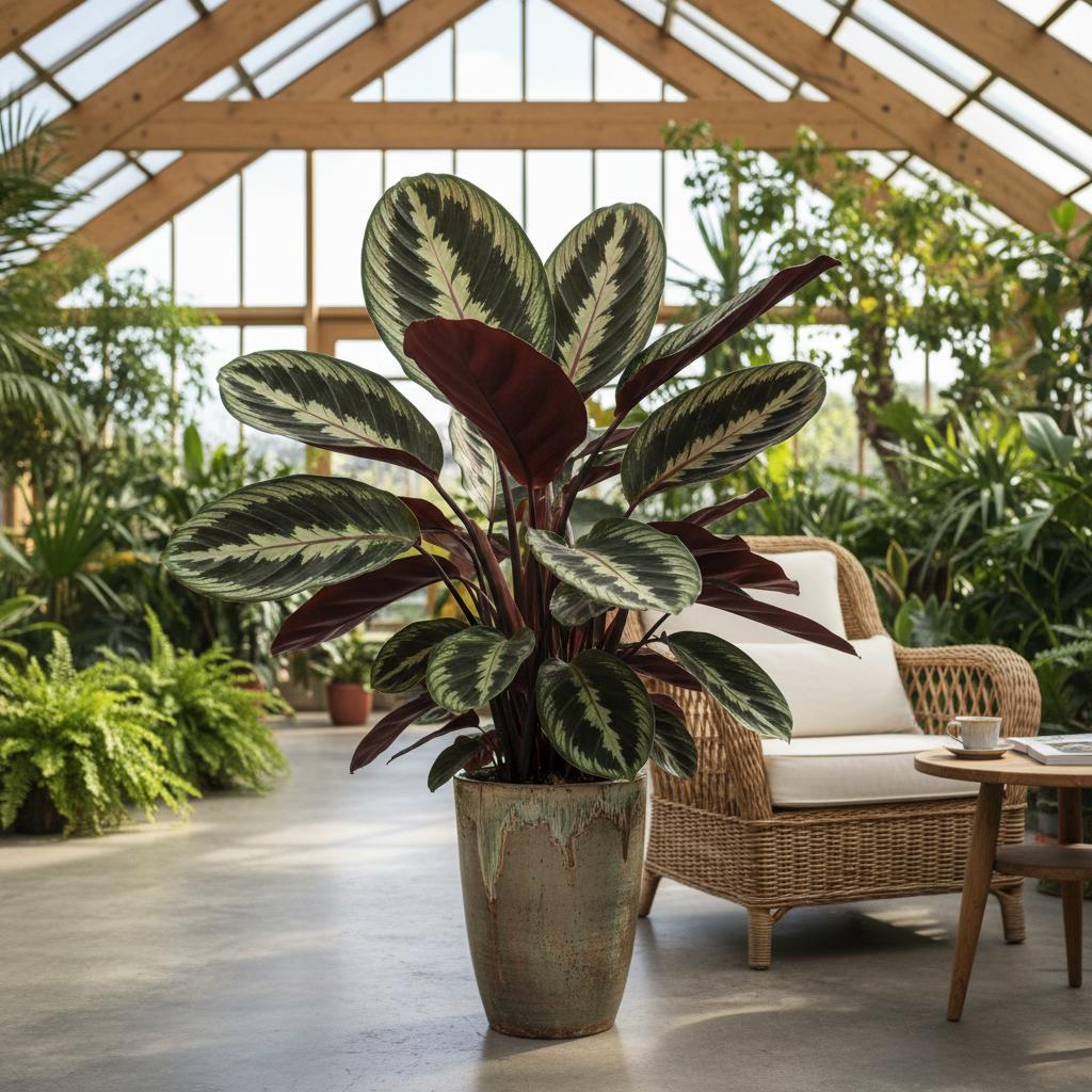 Rosa-Buntmarante 'Marion' (Goeppertia roseopicta 'Marion')