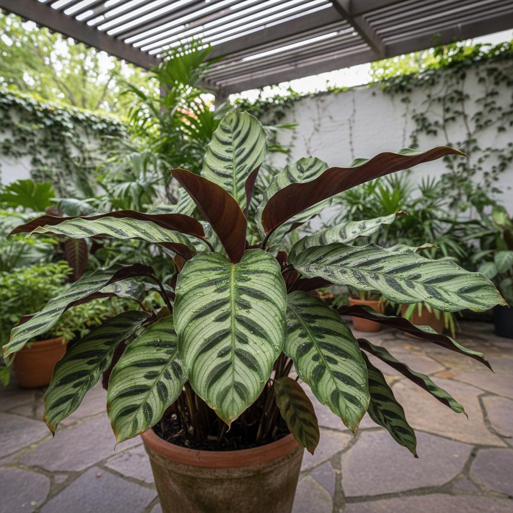 Schlangenbiss-Kalathea (Goeppertia insignis)