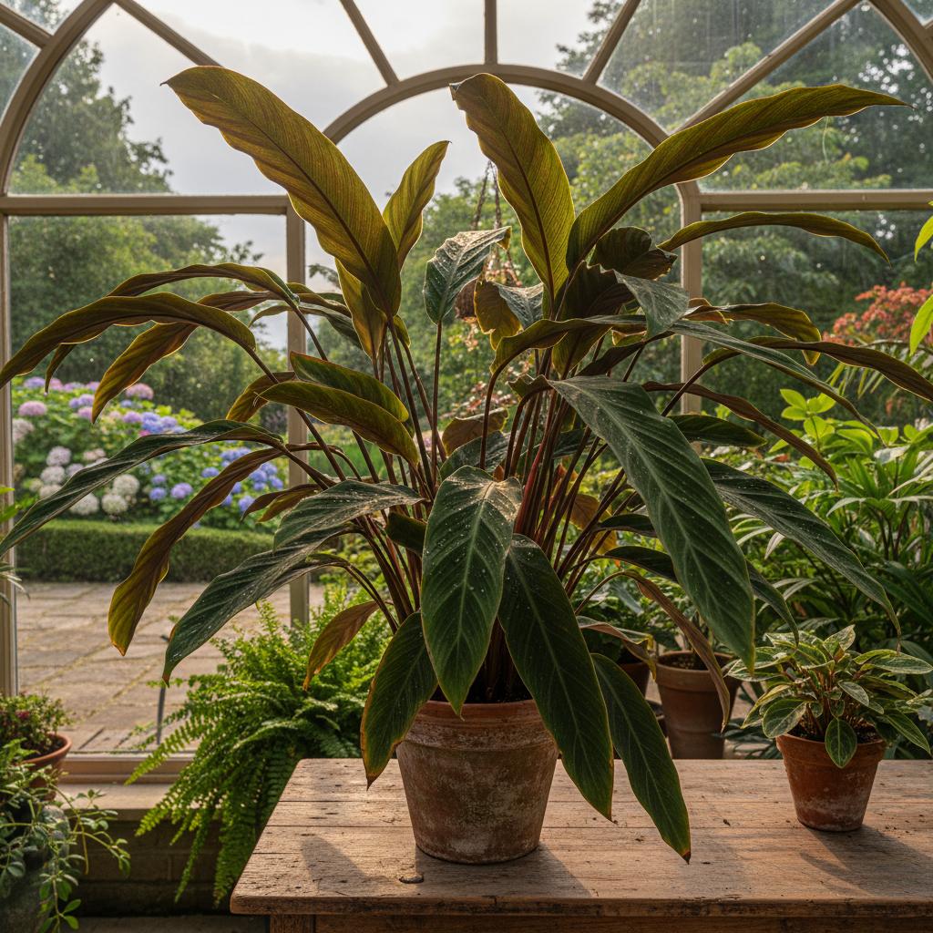 Rotbart-Marante (Goeppertia rufibarba)