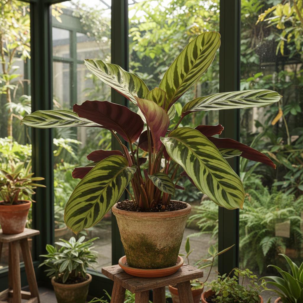 Zebrapflanze (Goeppertia zebrina)