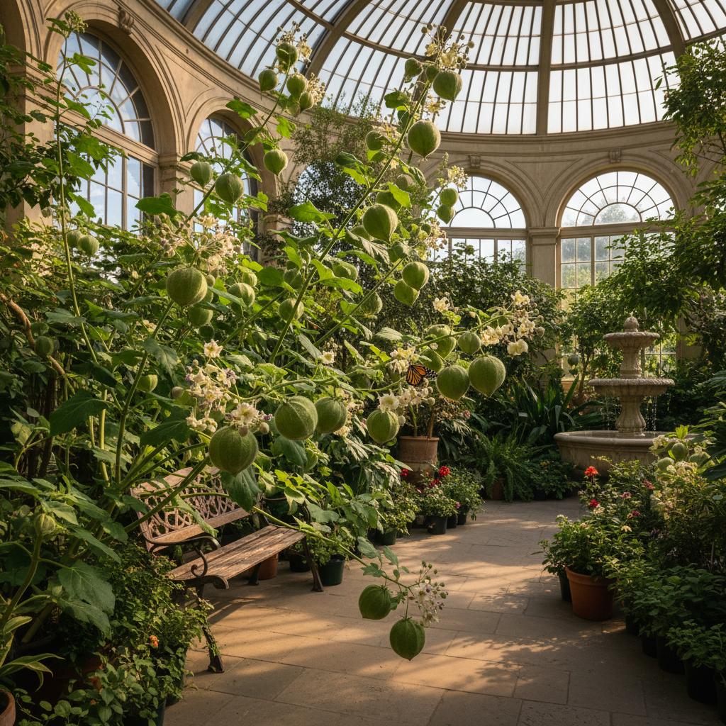 Wollkugel-Seidenpflanze (Gomphocarpus physocarpus)