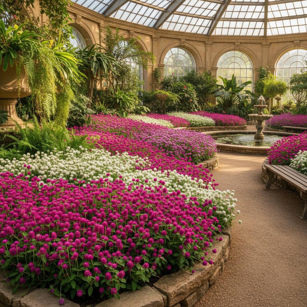 Kugelamarant (Gomphrena globosa)