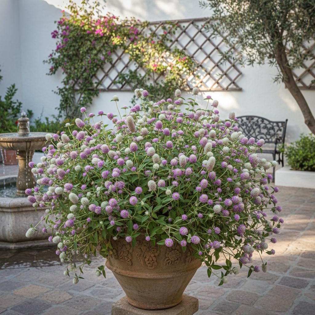 Zwerg-Kugelamarant (Gomphrena caespitosa)