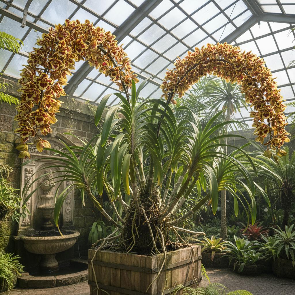 Königin der Orchideen (Grammatophyllum speciosum)