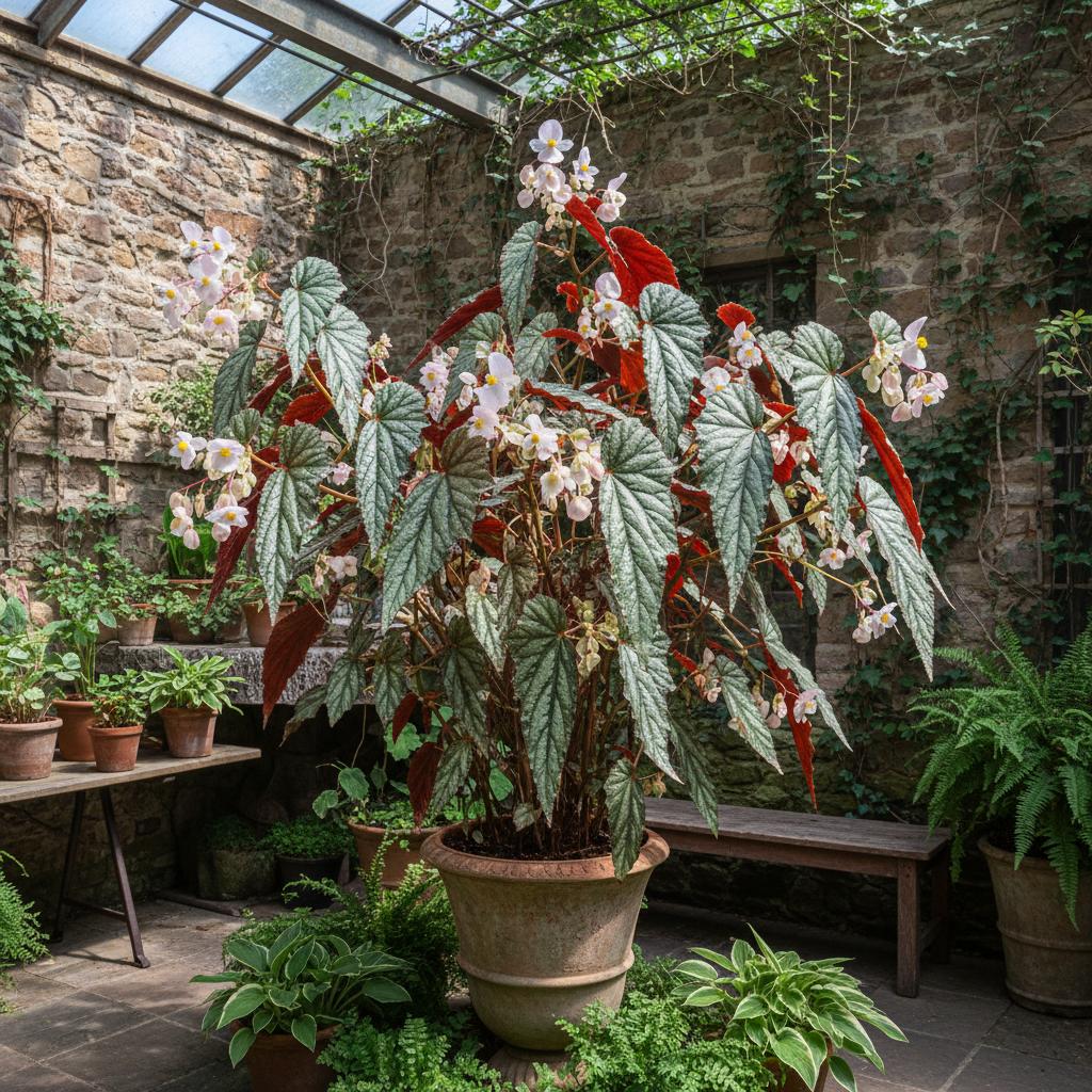 Castor-Leaf Begonia (Begonia x ricinifolia)