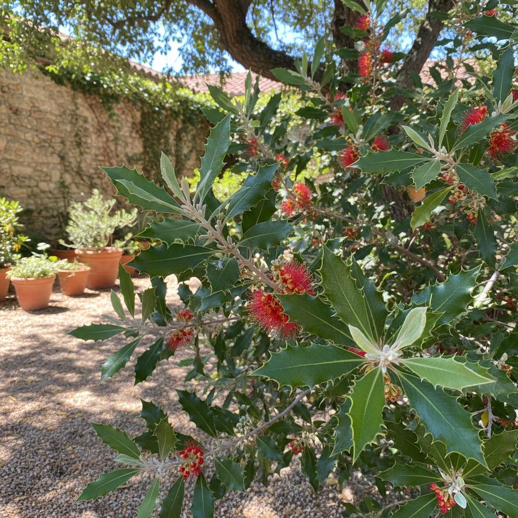 Stechblättrige Grevillea (Grevillea aquifolium)