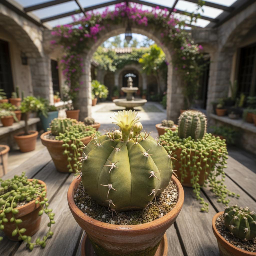 Glanzkugelkaktus (Gymnocalycium calochlorum)
