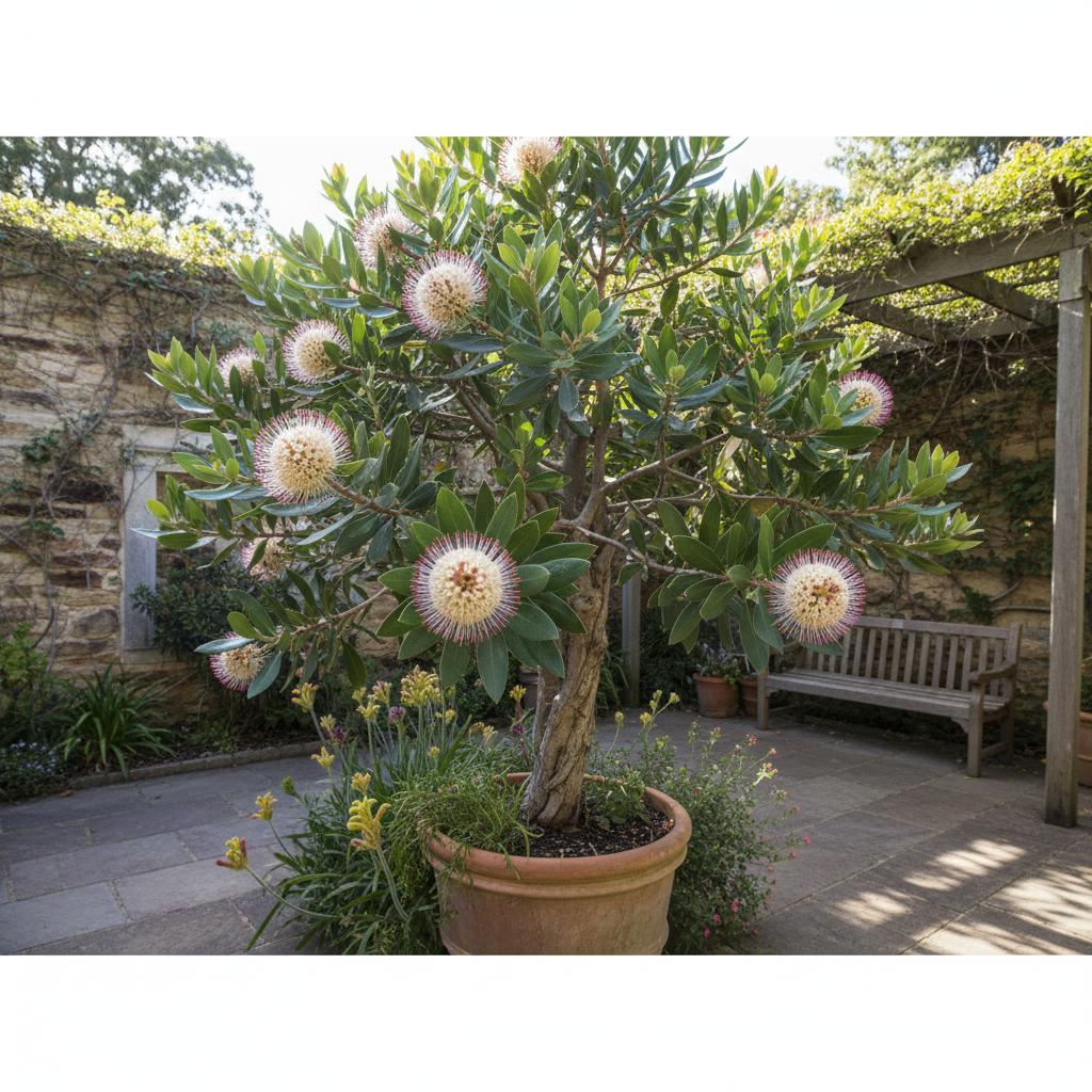 Hakea laurina (Hakea a foglie di lauro) (Hakea laurina)