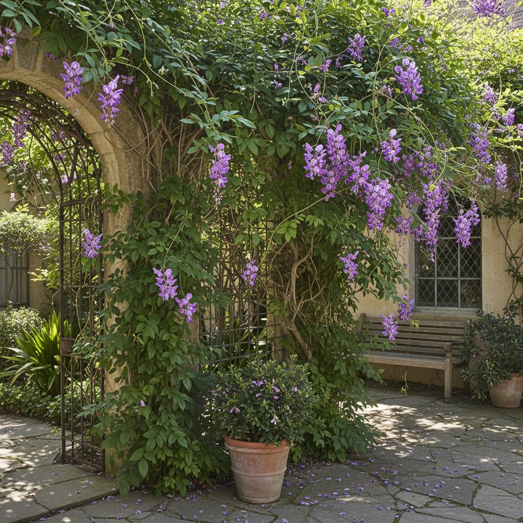 Glicina australiana (Hardenbergia violacea)