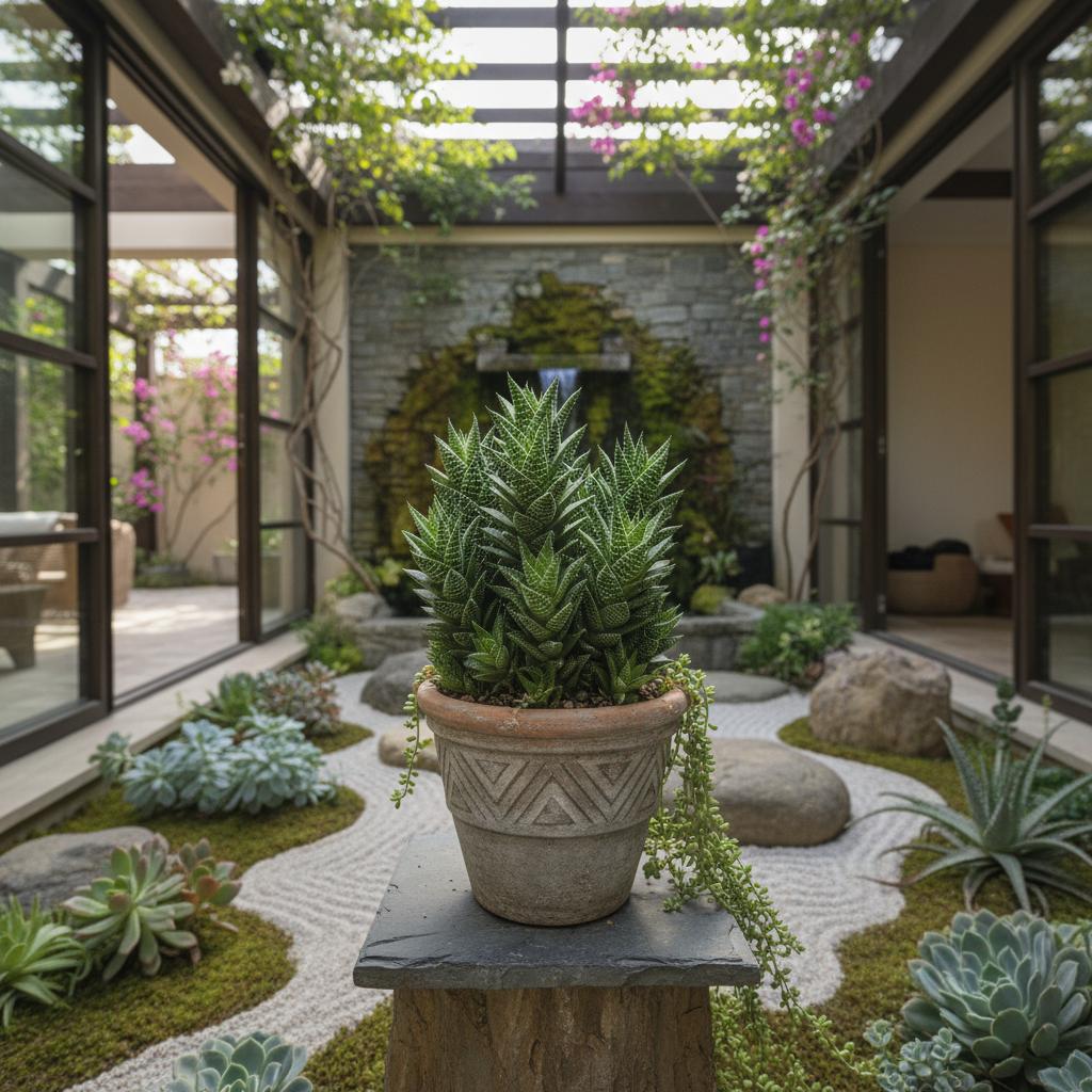 Haworthia compatta (Pianta Succulenta Compatta) (Haworthia coarctata)