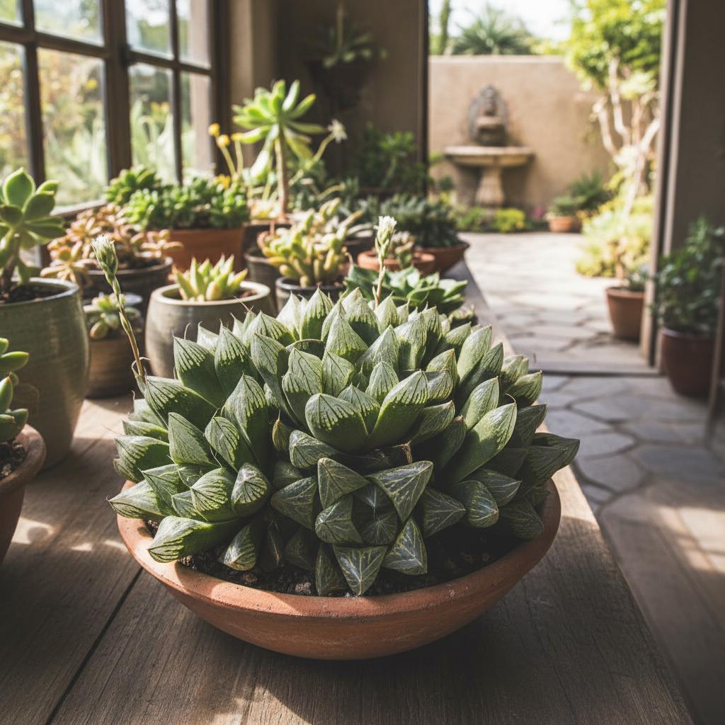 Haworthia tronca (Pianta dadi) (Haworthia truncata)