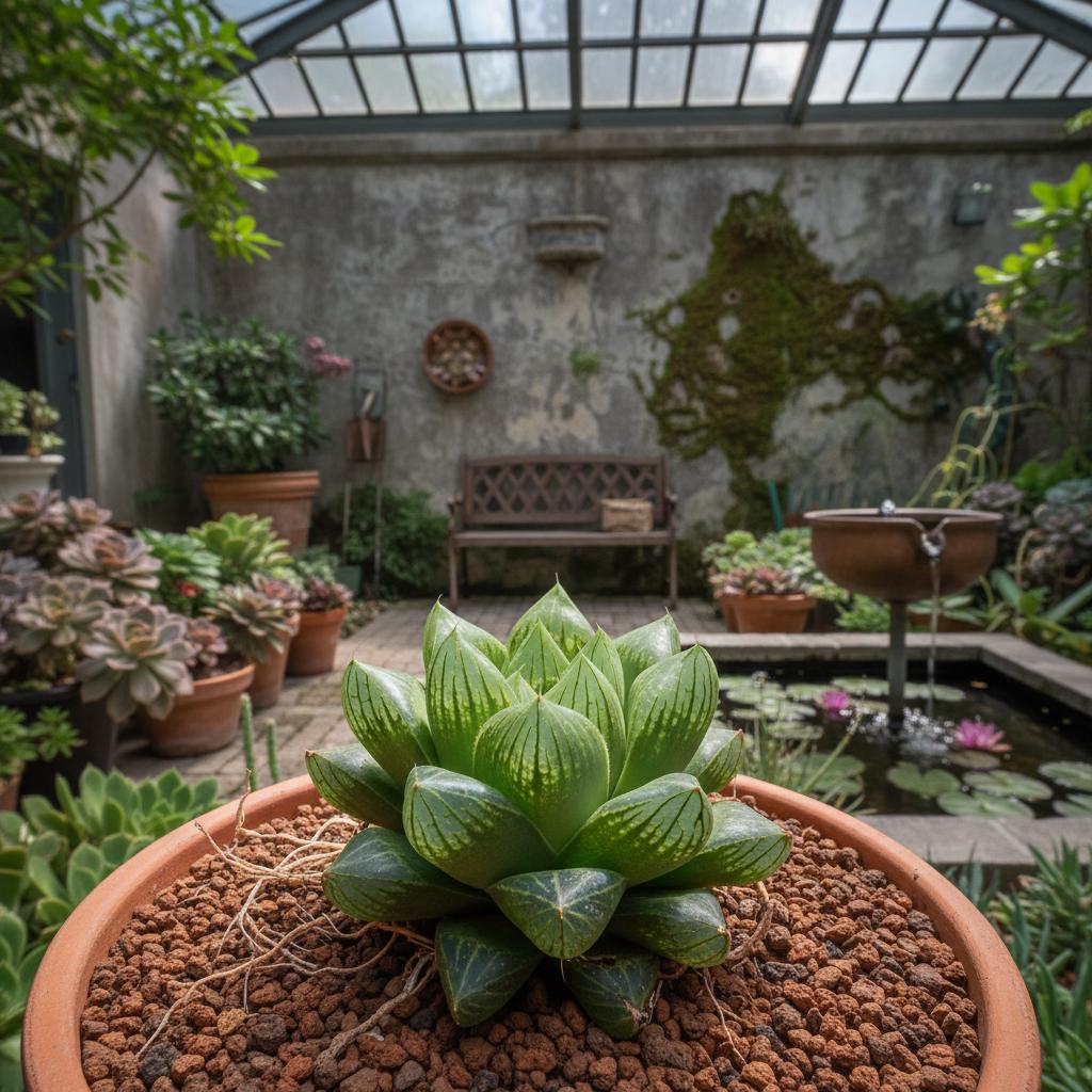 Haworthia retusa (Pianta a Vetro) (Haworthia retusa)