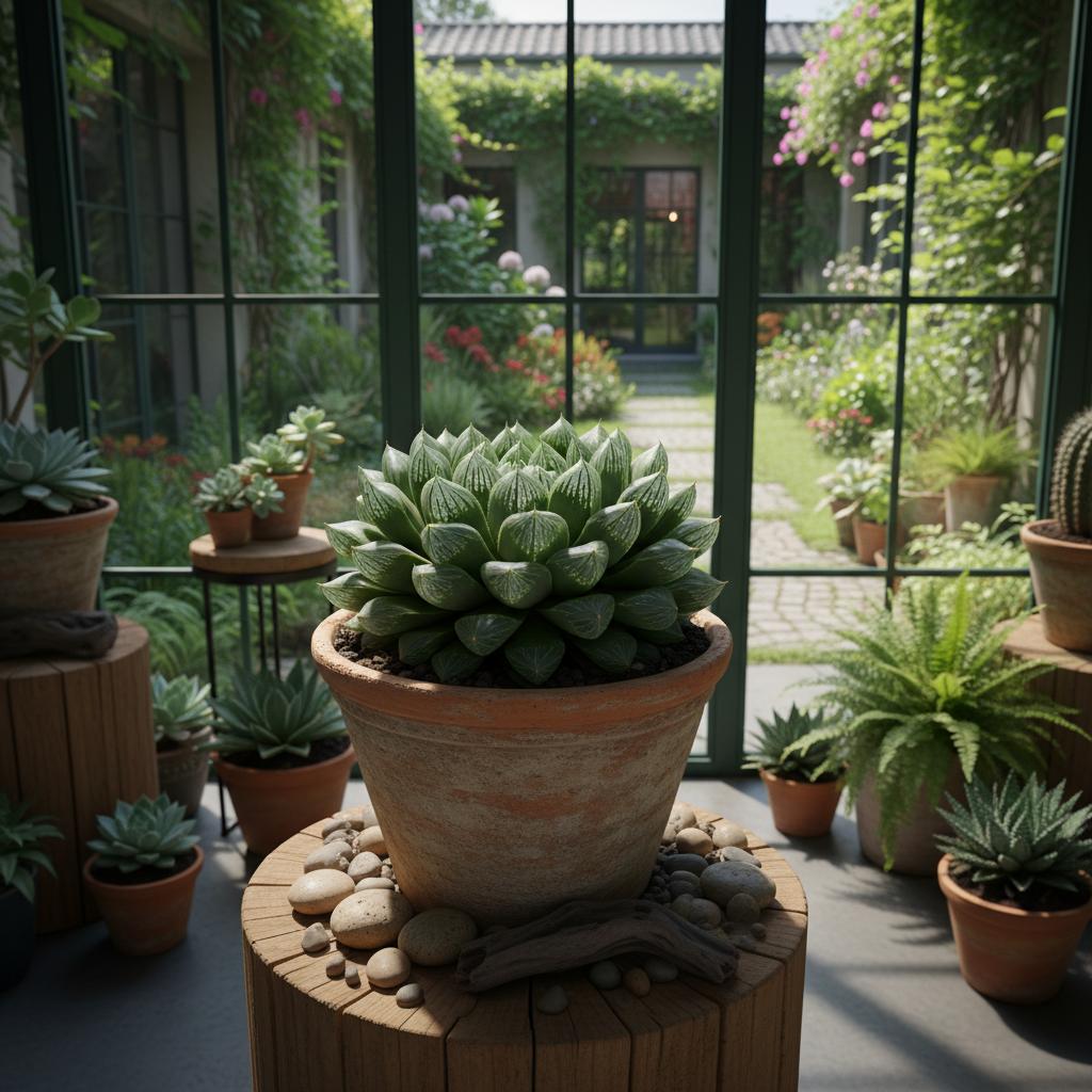 Haworthia a forma di coppa (Haworthia cymbiformis)