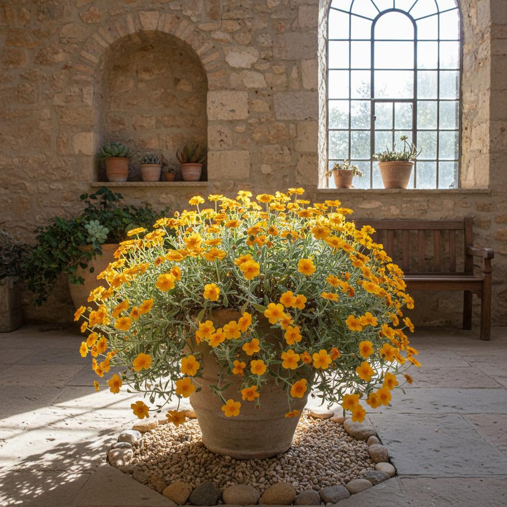 Eliantemo siriano (Helianthemum syriacum)