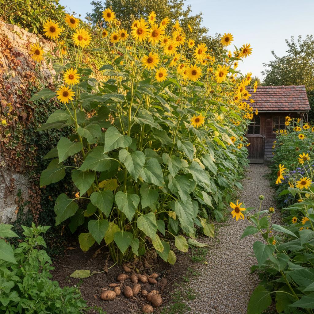 Carciofo di Gerusalemme (Girasole tuberosso) (Helianthus tuberosus)
