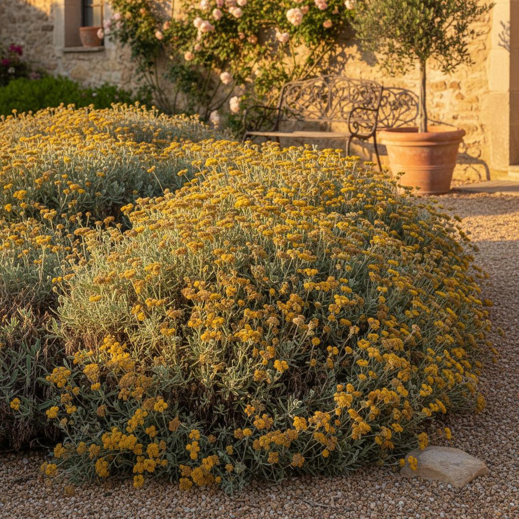 Immortelle di Stoechas (Helichrysum stoechas)