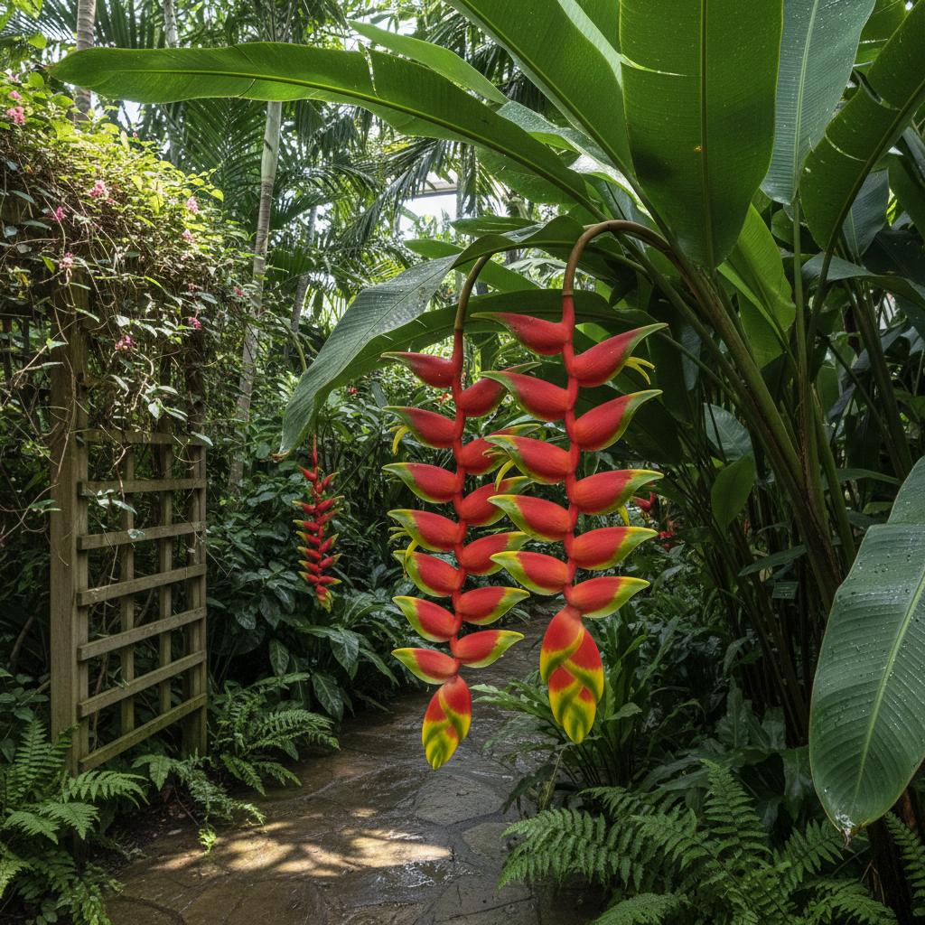 Heliconia a becco di gru (Heliconia rostrata)