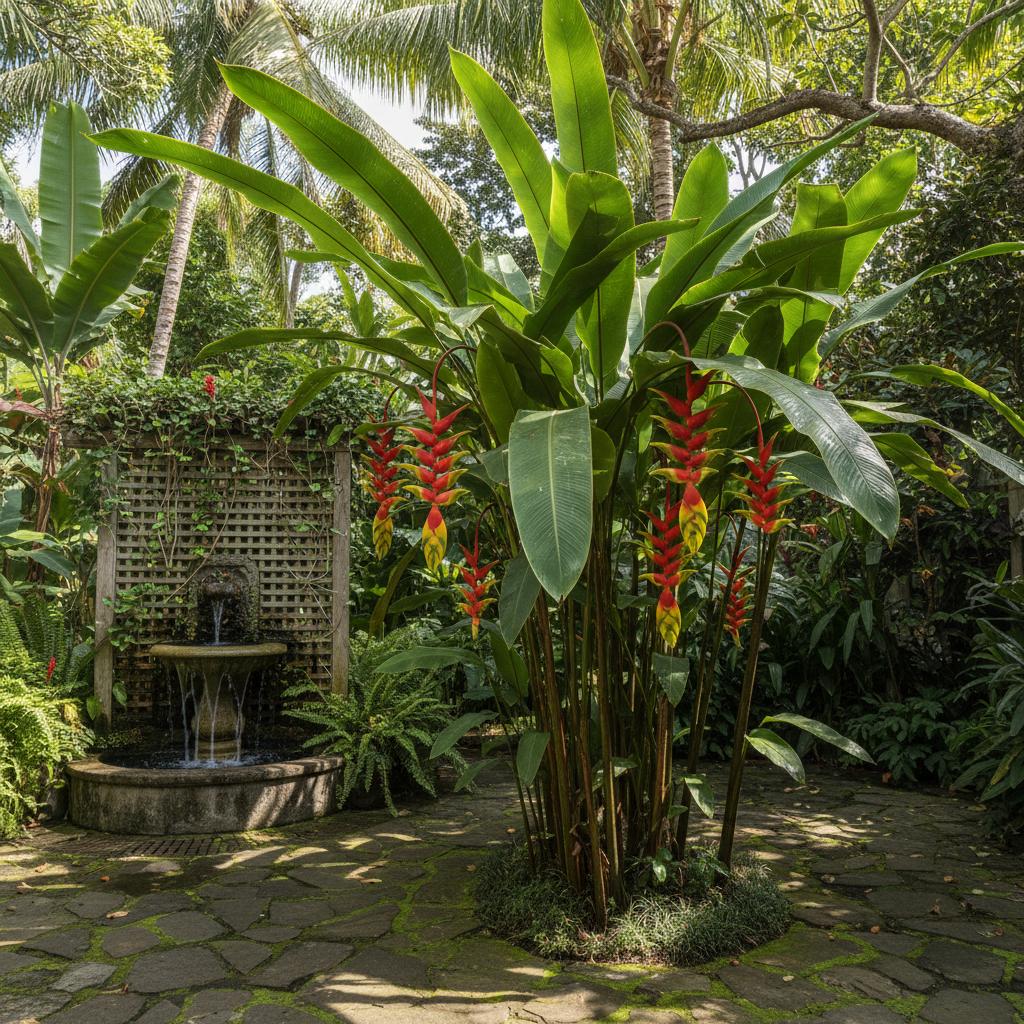 Heliconia a foglie larghe (Heliconia latispatha)