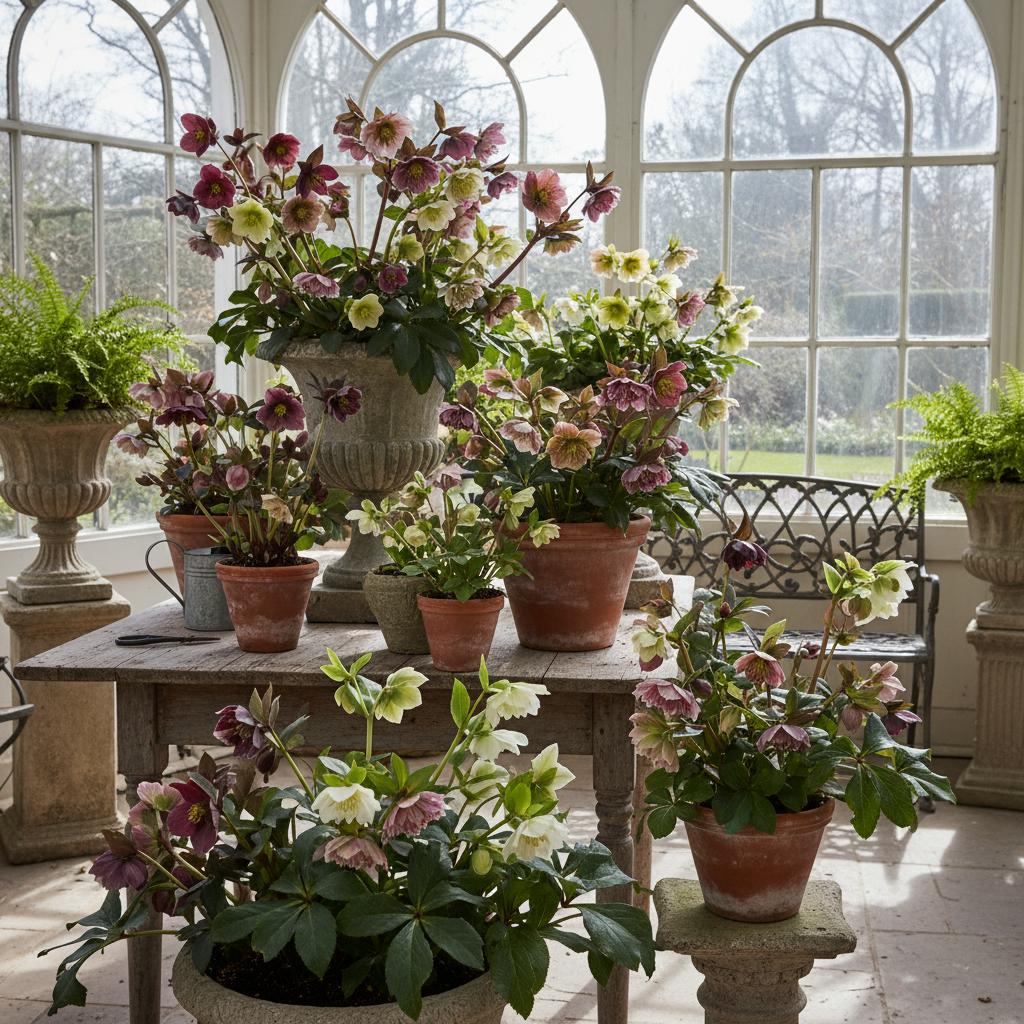 Christrose (Helleborus orientalis Hybrid)