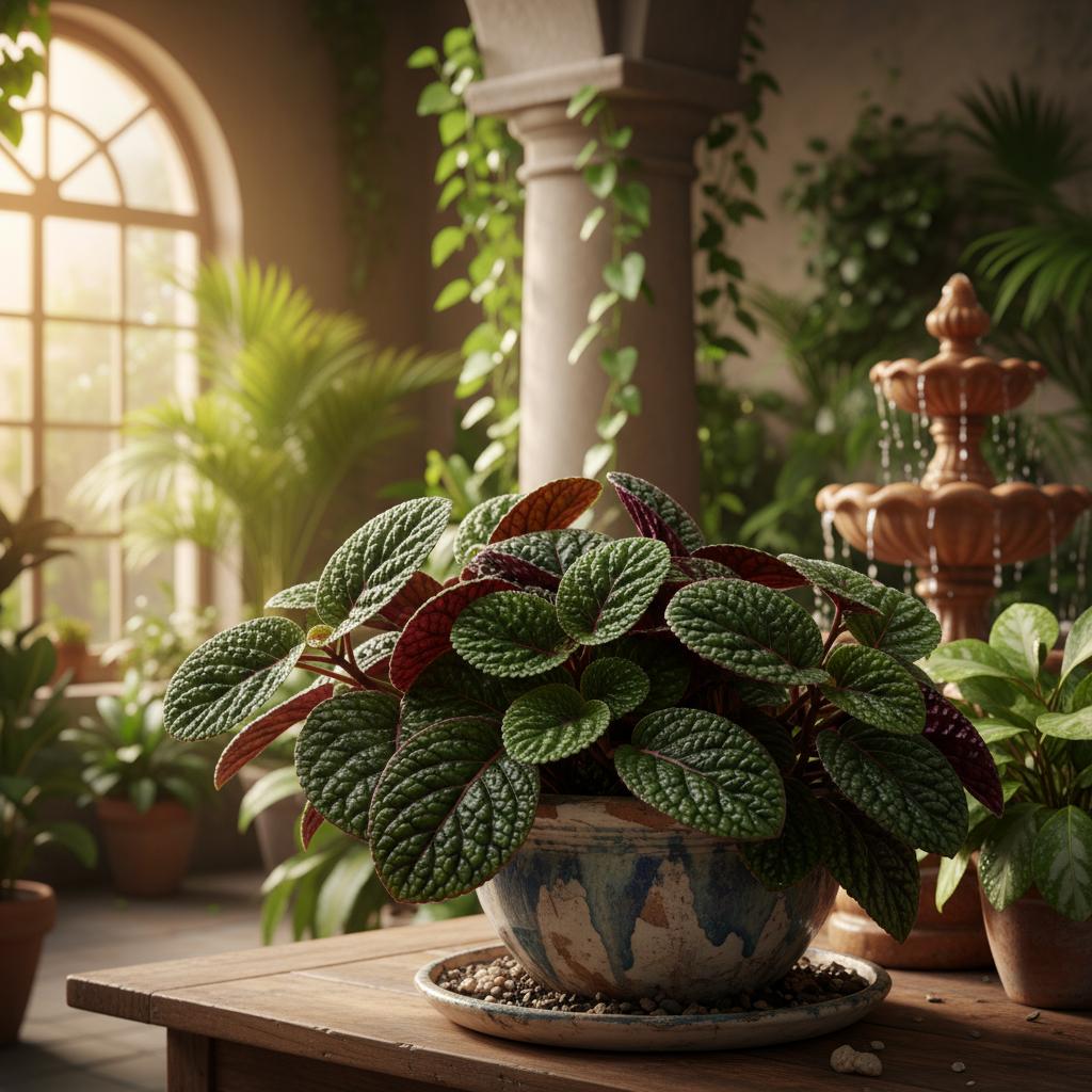 Ivy Rossa (Hemigraphis Rossa) (Hemigraphis repanda)