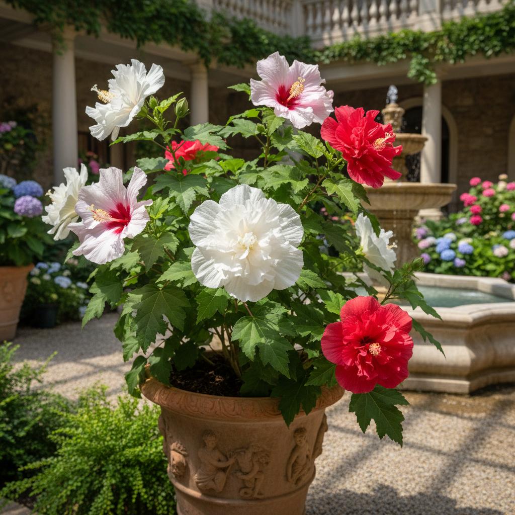 Hibisco mutabile (Fior di mutevolezza) (Hibiscus mutabilis)
