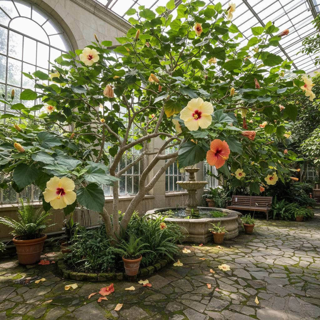 Hibiscus marino (Althea marina) (Hibiscus tiliaceus)