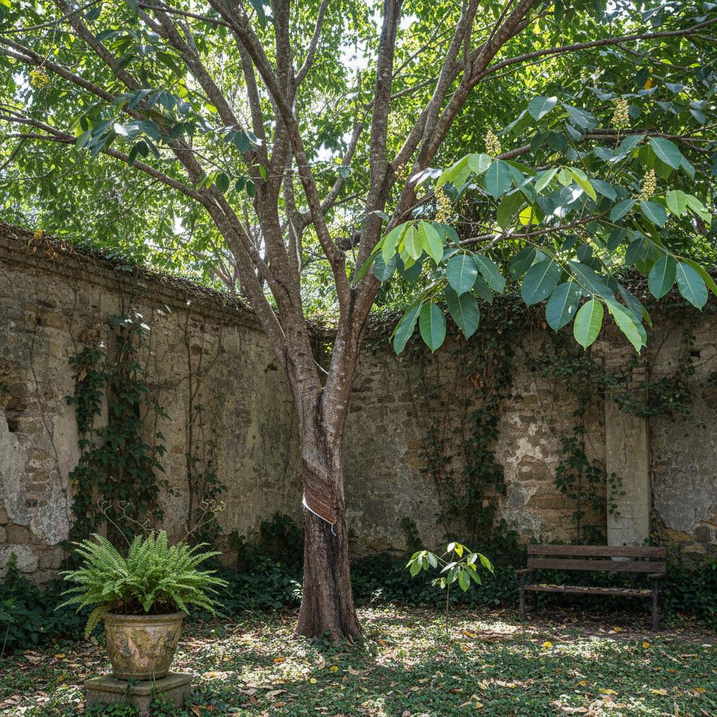 Albero del lattice (Hevea brasiliensis)