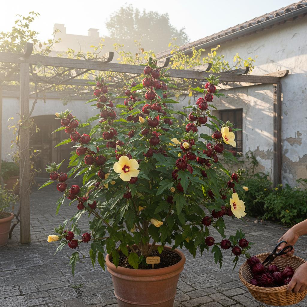 Rosella (Hibiscus sabdariffa) (Hibiscus sabdariffa)