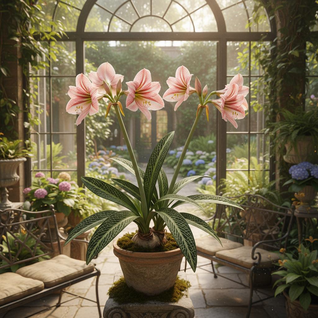 Amaryllide reticolata (Hippeastrum reticulatum)