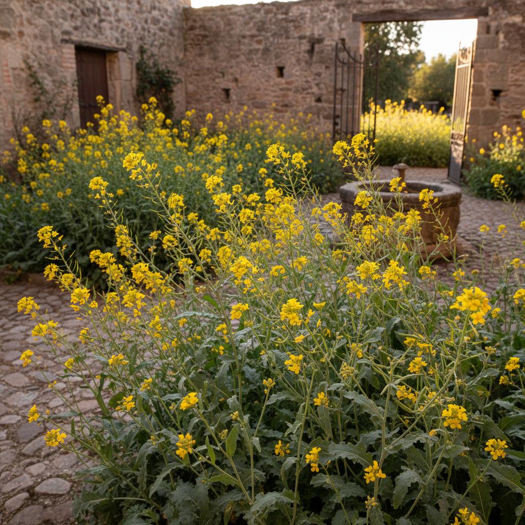 Senape selvatica a baccello corto (Hirschfeldia incana)