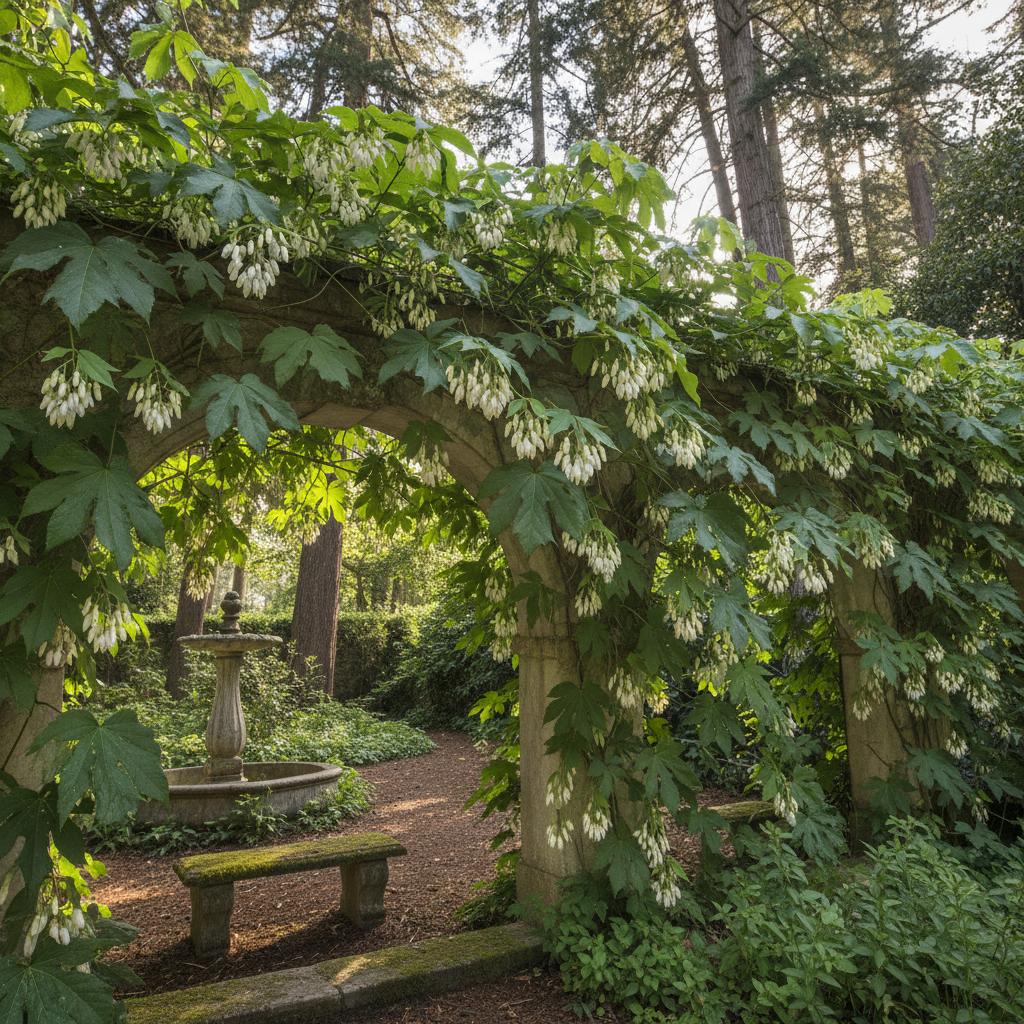 Vite di Holboellia (Holboellia coriacea)