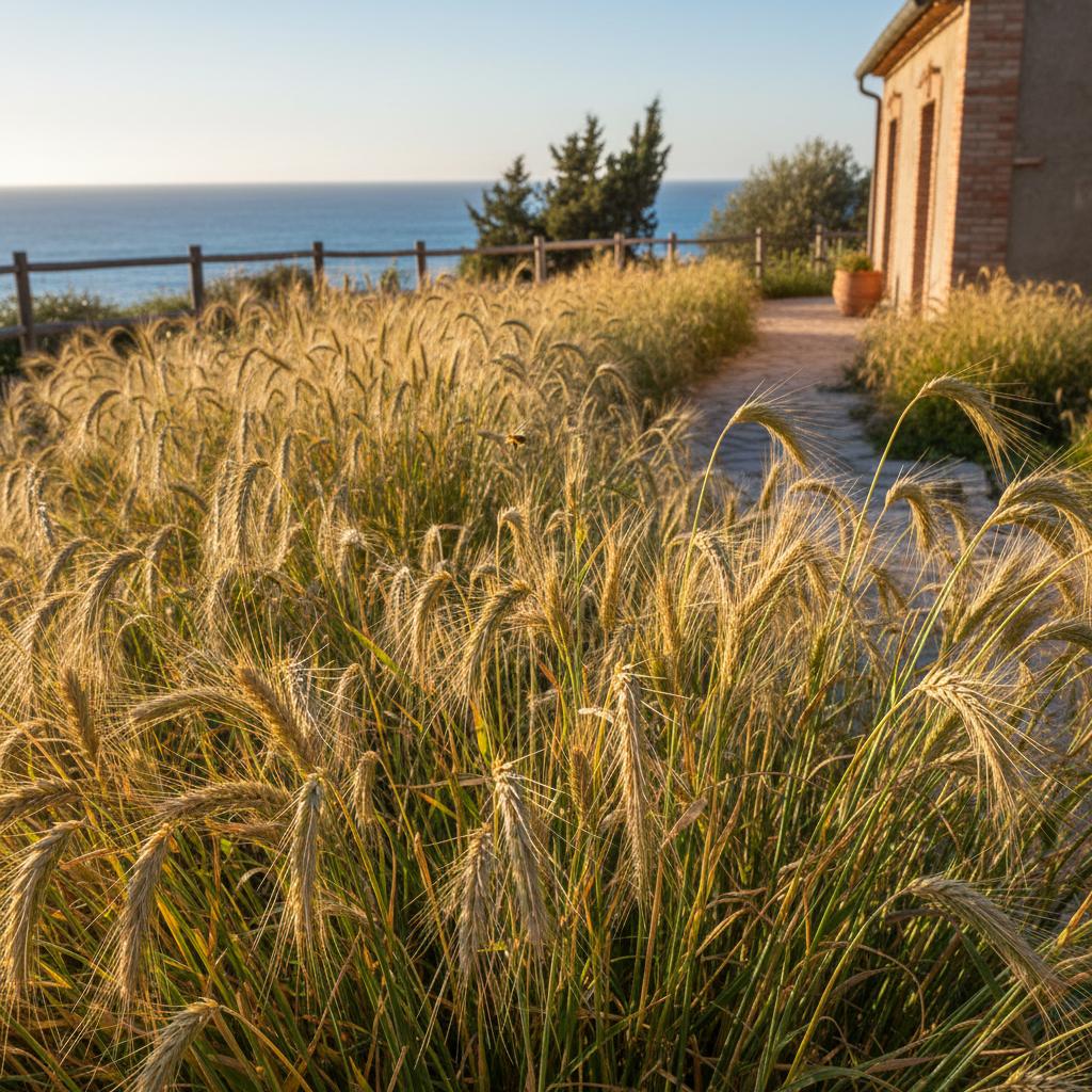 ウミムギ (Hordeum marinum)