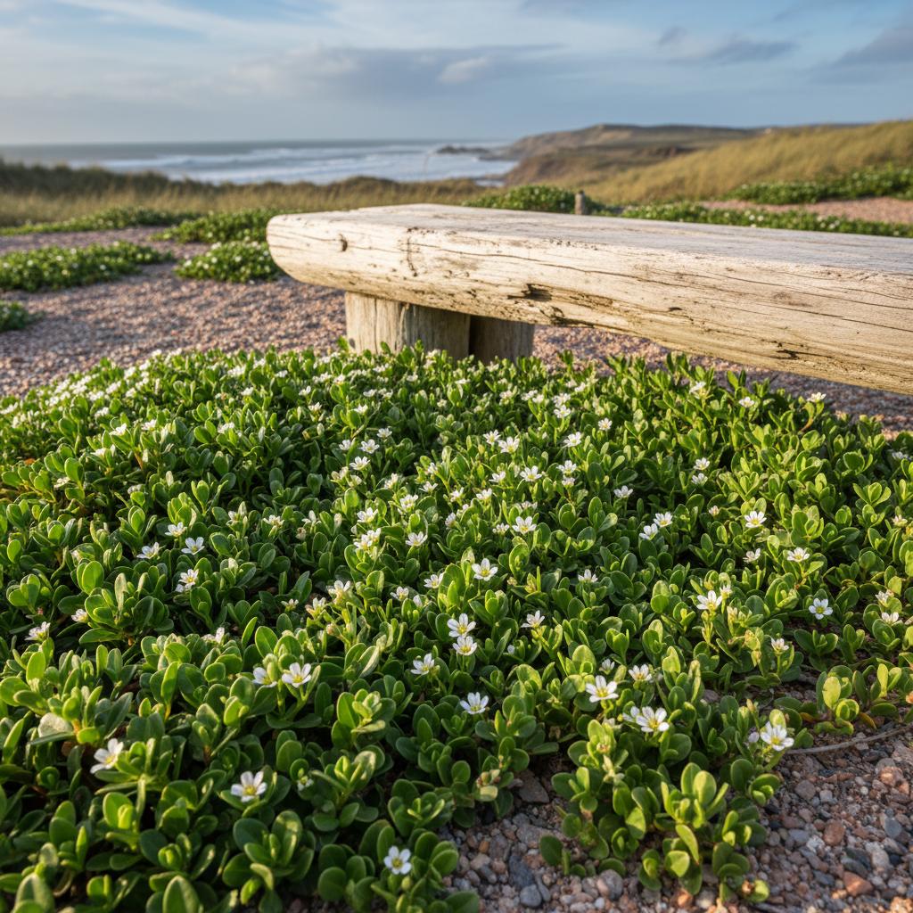 Pianta della duna marina (Honckenya peploides)