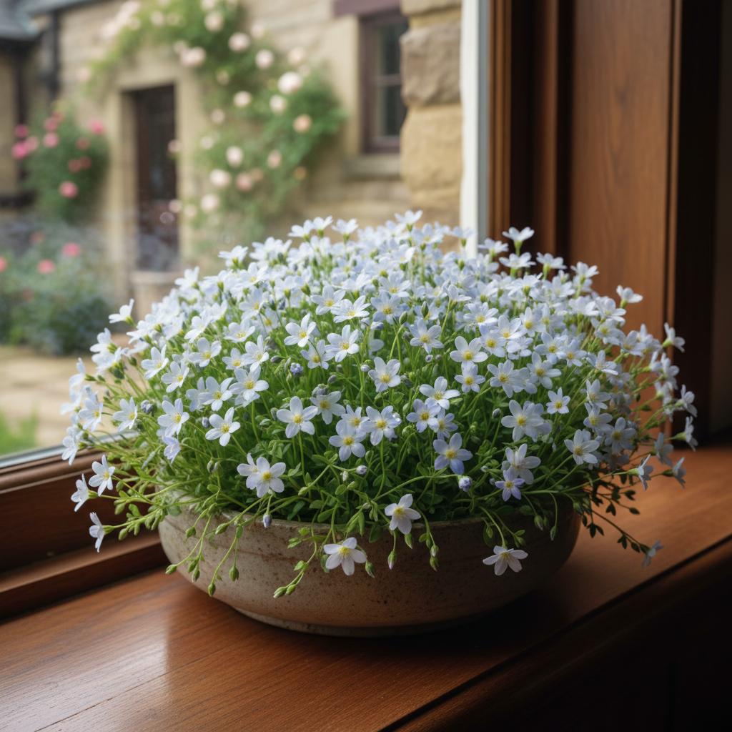 Bluet (Fiore azzurro minore) (Houstonia caerulea)