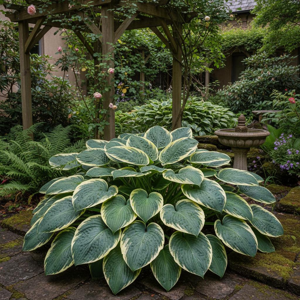Hosta Frances Williams (Hosta sieboldiana Frances Williams)